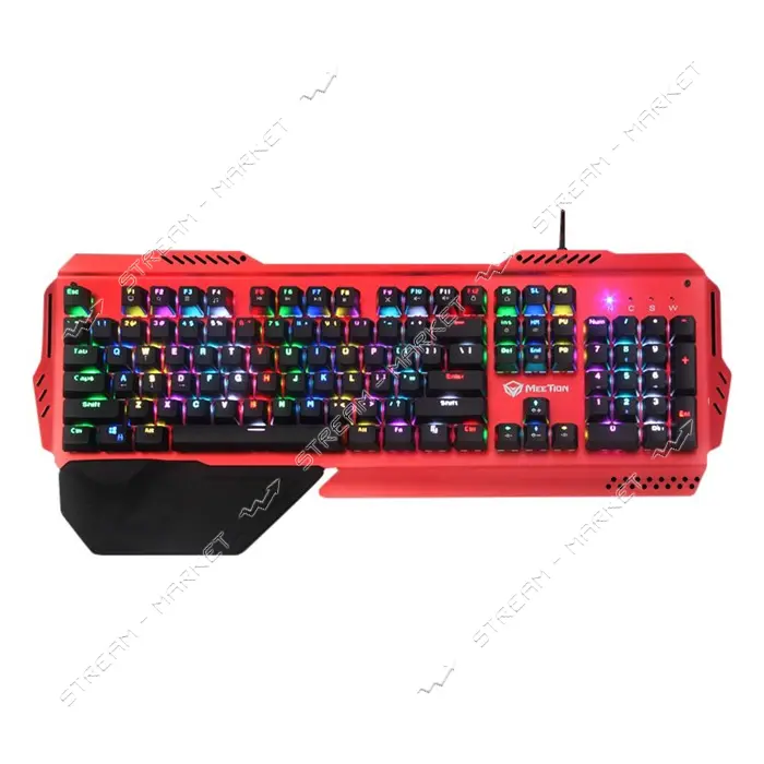 Клавиатура Meetion MT-MK20 Wired keyboard красная