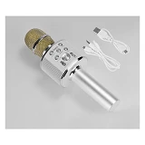Микрофон Hoco BK3 Cool sound KTV серебро
