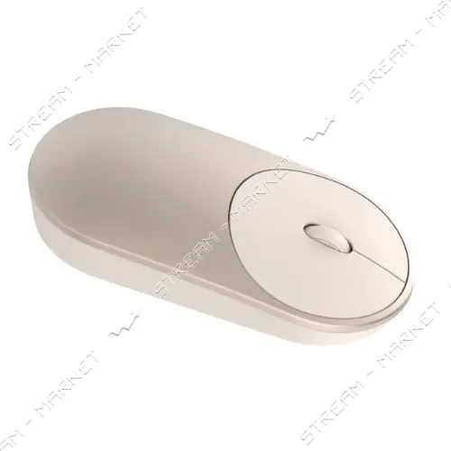 Компьютерная мышь Xiaomi Mi Portable Mouse Wireless plus Bluetooth золото