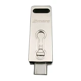 Флешка Smare Mini Flash Disk OTG плюс USB 32GB серебро                                              