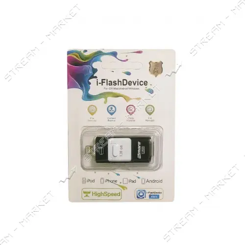 Флешка Smare USB Flash Disk OTG 16GB черная