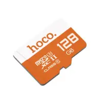 Карта памяти Hoco MicroSD Class 10 128GB оранжевая                                                  