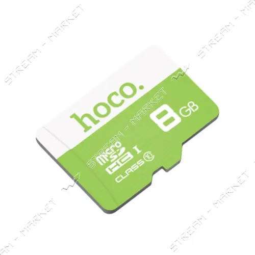 Карта памяти Hoco MicroSD Class 6 8GB салатовая