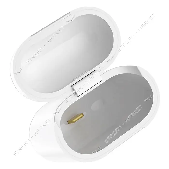 Чехол для Airpods Hoco CW18 Wireless беспроводная зарядка белый                                     
