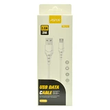 Кабель Aspor A100L Micro USB 2м белый