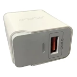 Сетевое зарядное устройство Aspor A822 Fast Charger 18W QC3.0 1USB/3A белое
