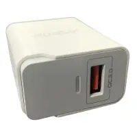 Сетевое зарядное устройство Aspor A822 Fast Charger 18W QC3.0 1USB/3A белое                         