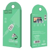 Переходник Hoco Micro USB на USB Type-C серебро