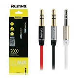 Кабель Remax AUX Jack L-200 3.5мм 2м красный