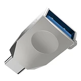 Переходник Hoco UA9 Type-C OTG серый                                                                