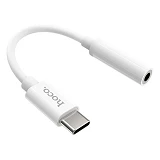 Переходник Hoco LS30 Type-C Digital 3.5 Audio converter белый                                       
