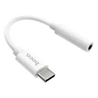 Переходник Hoco LS30 Type-C Digital 3.5 Audio converter белый