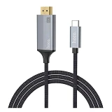Переходник Hoco UUA13 Type-C to HDMI cable adapter серый