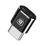 Переходник Baseus Micro Female To Type-C Male Adapter Converter черный                              