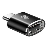 Переходник Baseus USB Female To Type-C Male Adapter Converter черный                                