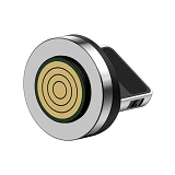 Переходник Baseus Zinc Magnetic Safe Fast Charging Magnetic suction head IP 2.4A черный