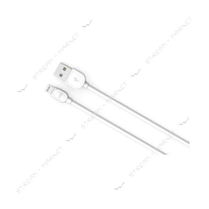 Кабель Ldnio LS14 USB Lightning round 2.1A 1м белый