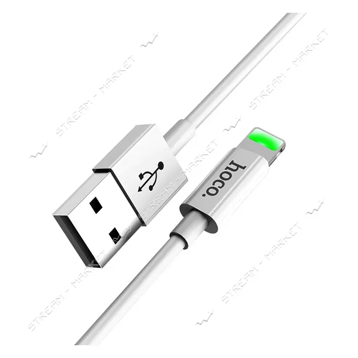 Кабель Hoco X43 Satellite for Lightning 1м белый                                                    