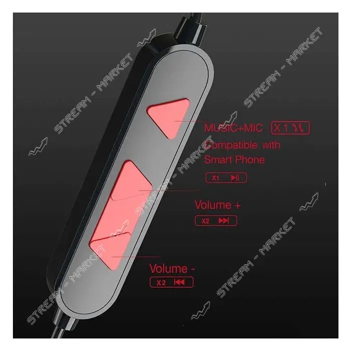 Bluetooth наушники Aspor A612 черные