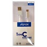 Кабель Aspor А193 USB Type-C длина 1м ассорти