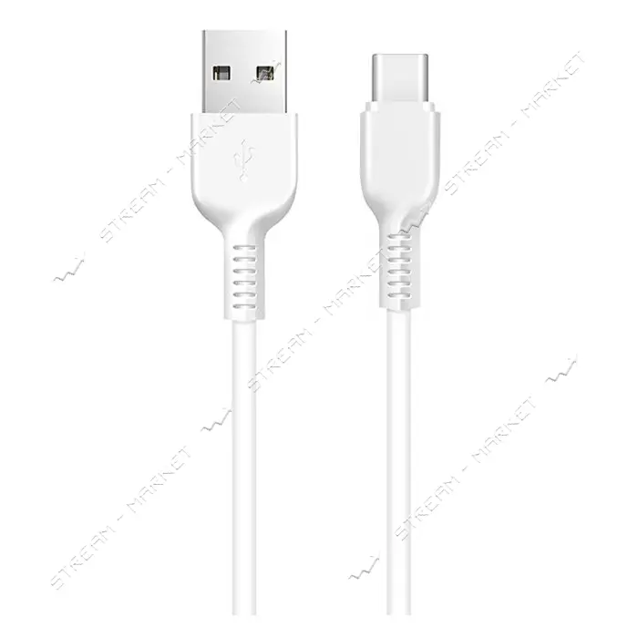 Кабель Hoco X13 Easy charged Type-C 1м белый                                                        