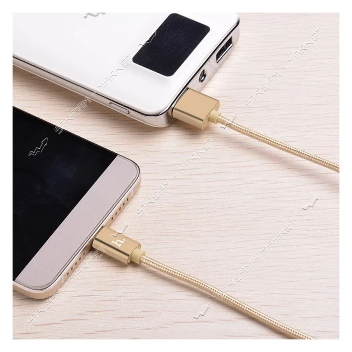 Кабель Hoco X2 USB Type-C 1м золото