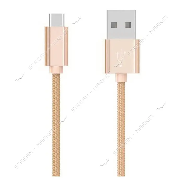 Кабель Hoco X2 USB Type-C 1м золото