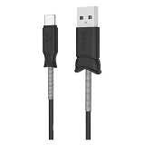 Кабель Hoco X24 Pisces charged USB Type-C 1м черный                                                 