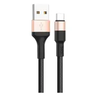 Кабель Hoco X26 Xpress charged USB Type-C 2А 1м золото                                              