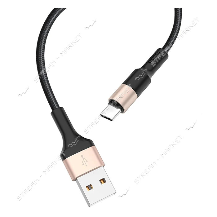 Кабель Hoco X26 Xpress charged USB Type-C 2А 1м золото