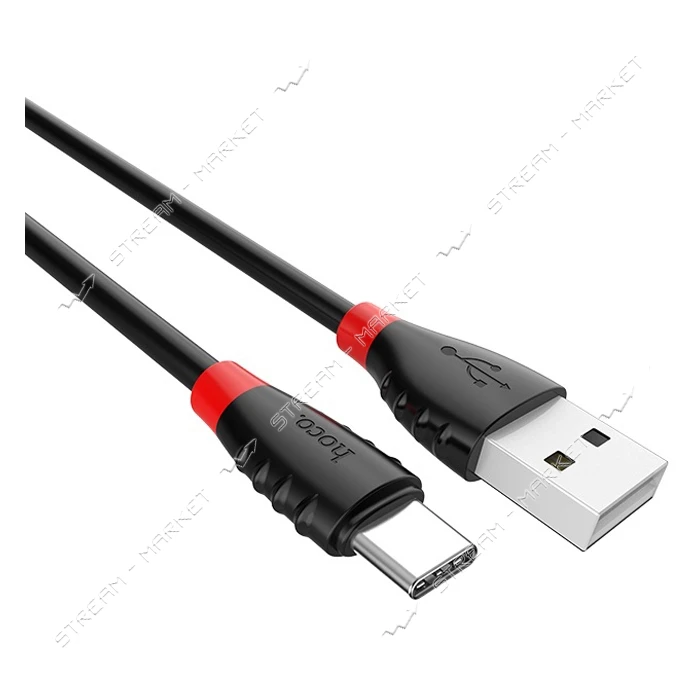 Кабель Hoco X27 Excellent USB Type-C 2.4А 1.2м черный                                               