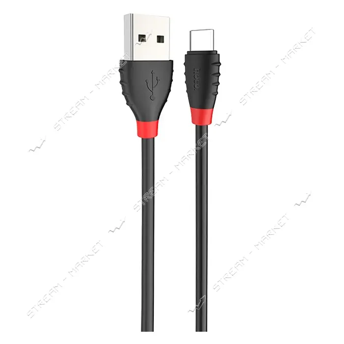 Кабель Hoco X27 Excellent USB Type-C 2.4А 1.2м черный                                               