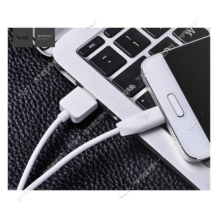 Кабель Hoco X1 USB Type-C 1м белый