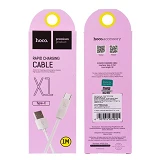 Кабель Hoco X1 USB Type-C 1м белый