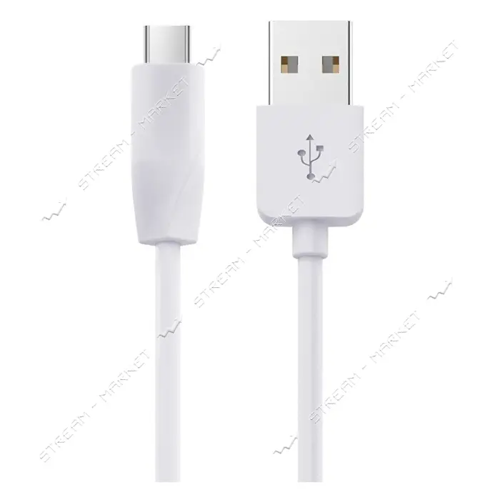 Кабель Hoco X1 USB Type-C 1м белый