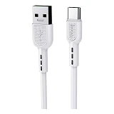 Кабель Hoco X33 Surge USB Type-C 5А 1м белый