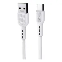 Кабель Hoco X33 Surge USB Type-C 5А 1м білий                                                        