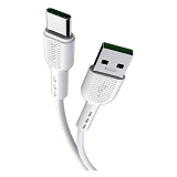 Кабель Hoco X33 Surge USB Type-C 5А 1м белый
