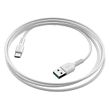 Кабель Hoco X33 Surge USB Type-C 5А 1м белый