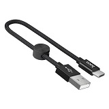 Кабель Hoco X35 Premium USB Type-C 3А 0.25м черный