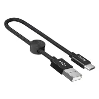 Кабель Hoco X35 Premium USB Type-C 3А 0.25м чорний                                                  