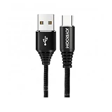 Кабель Joyroom S-L316 New Armour Series Woven Fabric Data USB Type-C 3.4A 0.25м черный              