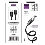 Кабель Joyroom S-M359 U shape Aluminum USB Type-C 2.4A 1м черный                                    