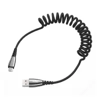 Кабель Joyroom S-M391 Waller Series Spring USB Type-C 2.4A 1.2м чорний                              
