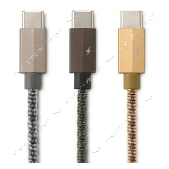 Кабель Remax RC-110a Gefon series USB Type-C 2.1A 1м серый                                          