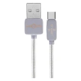 Кабель Remax RC-098a USB Type-C 2.1A 1м серый                                                       