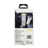 Автомобильное зарядное устройство Aspor A903 5V/3.4A 2USB белое