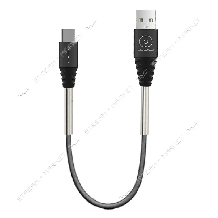 Кабель Wuw X71 USB Type-C 0.3м черный