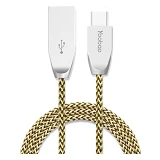 Кабель Yoobao YB-412C USB Type-C 2.4A 1м желтый