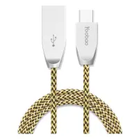 Кабель Yoobao YB-412C USB Type-C 2.4A 1м жовтий                                                     